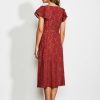 Ali & Jay - Laces & Paper Flowers Wrap Dress - Image 3