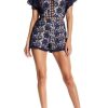 Soieblu Open Embroidered Lace Romper - Image 2