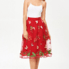 Red Butterfly Skirt