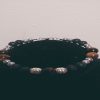 Men Natural Lava Stone Bracelet - Image 3