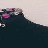 Transparent Beaded Charm Bangle Bracelet - Image 5