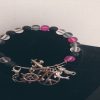 Transparent Beaded Charm Bangle Bracelet - Image 7