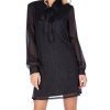 Kate Pussy Bow Shirt Dress