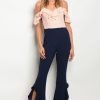 Off-Shoulder Ruffles Jumpsuit