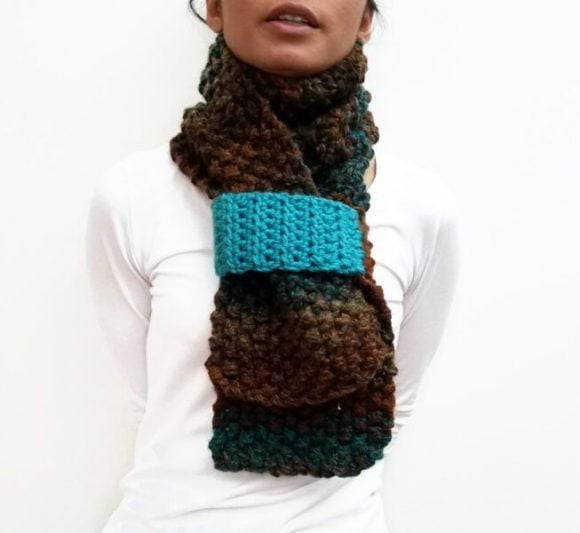 Brown KETURAH Scarf Vone Kevitz