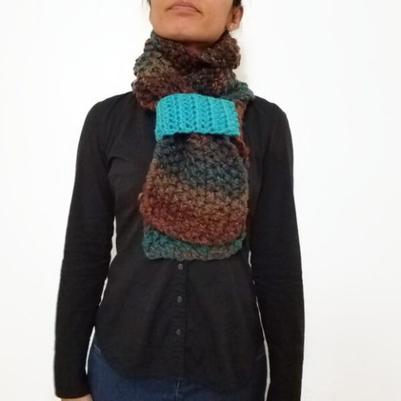 Brown KETURAH Scarf Vone Kevitz