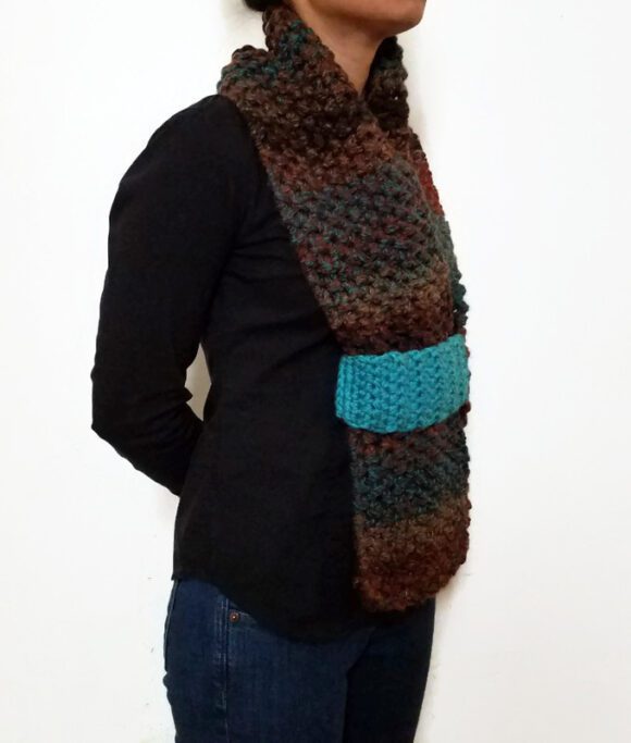 Brown KETURAH Scarf Vone Kevitz