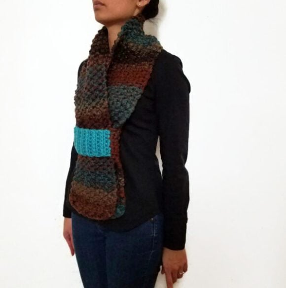 Brown KETURAH Scarf Vone Kevitz