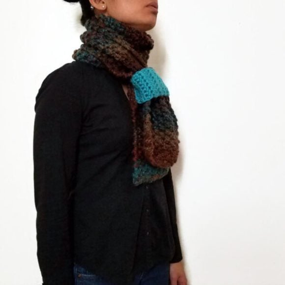 Brown KETURAH Scarf Vone Kevitz