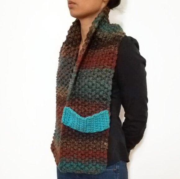 Brown KETURAH Scarf Vone Kevitz