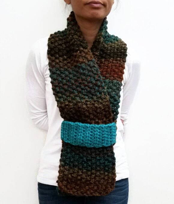 Brown KETURAH Scarf Vone Kevitz