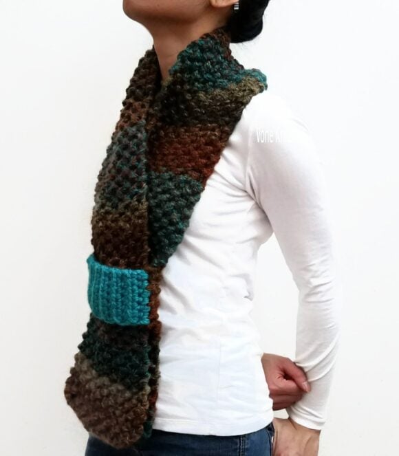 Brown KETURAH Scarf Vone Kevitz