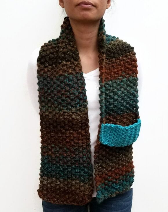 Brown KETURAH Scarf Vone Kevitz