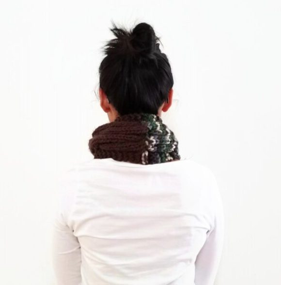 Cable Knit Scarf With Strap Vone Kevitz