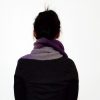 Plum Purple Wool Scarf Vone Kevitz