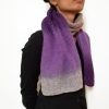 Plum Purple Wool Scarf Vone Kevitz