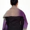 Plum Purple Wool Scarf Vone Kevitz