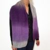 Plum Purple Wool Scarf Vone Kevitz