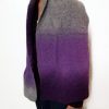 Plum Purple Wool Scarf Vone Kevitz