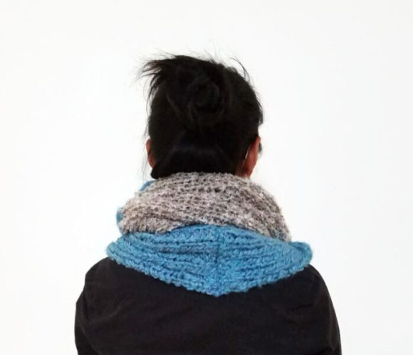 True Blue Infinity Scarf Vone Kevitz