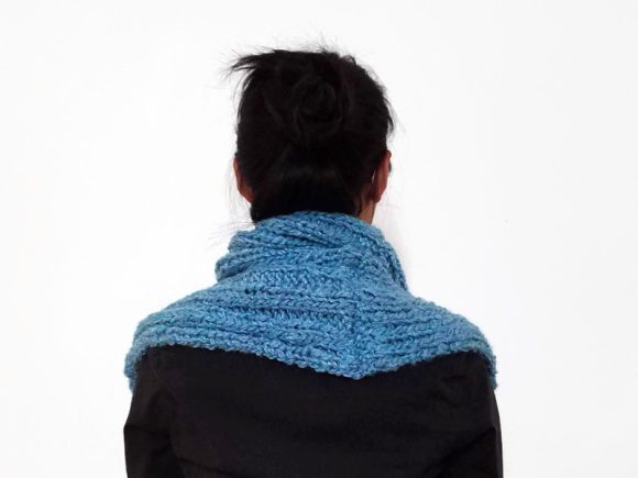 True Blue Infinity Scarf Vone Kevitz