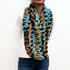 Brown/Turquoise RUTH Scarf Vone Kevitz