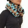 Brown/Turquoise RUTH Scarf Vone Kevitz