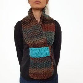 Brown KETURAH Scarf Vone Kevitz