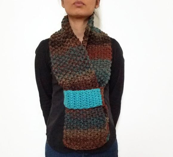 Brown KETURAH Scarf Vone Kevitz