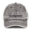 Embroidered YES He Has Risen Vintage Dad Hat - Image 7
