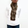 Brown Mohair ESTHER Scarf Vone Kevitz