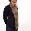 Brown Mohair ESTHER Scarf Vone Kevitz