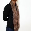 Brown Mohair ESTHER Scarf Vone Kevitz