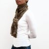 Brown Mohair ESTHER Scarf Vone Kevitz