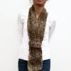 Brown Mohair ESTHER Scarf Vone Kevitz