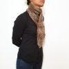 Brown Mohair ESTHER Scarf Vone Kevitz