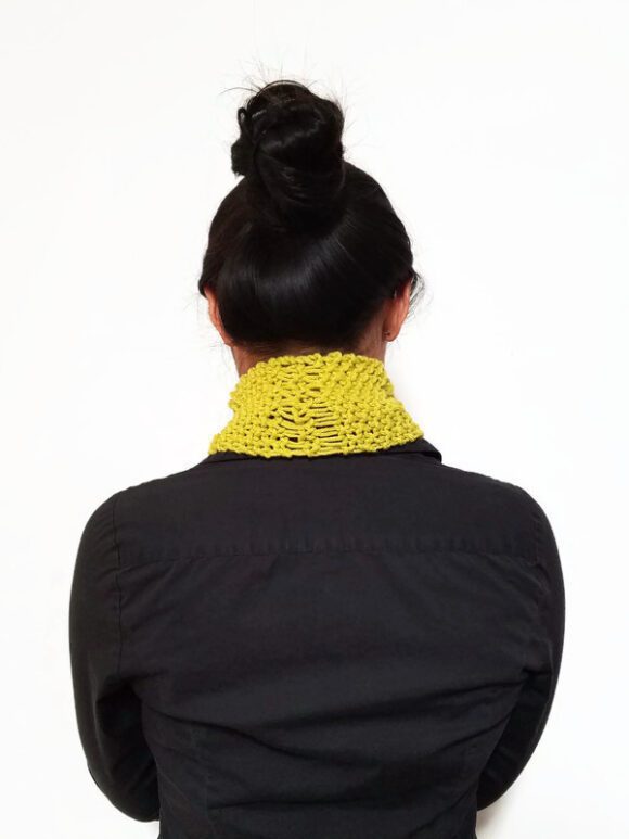 Lime Green ESTHER Scarf Vone Kevitz