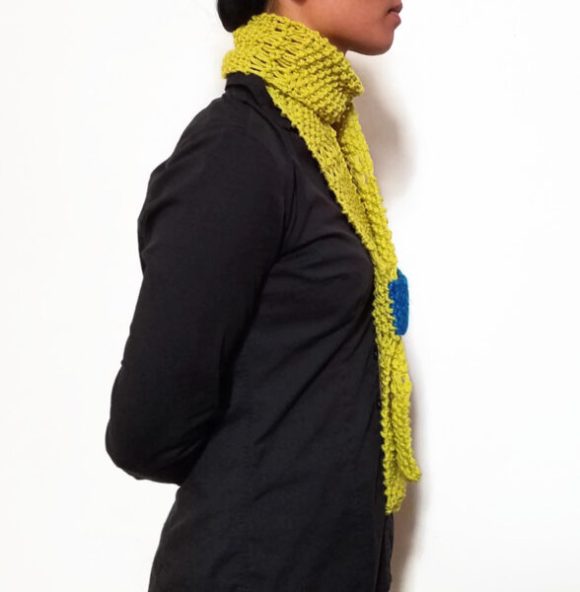 Lime Green ESTHER Scarf Vone Kevitz