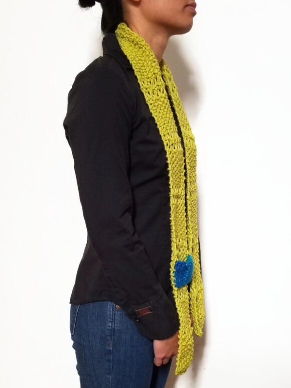 Lime Green ESTHER Scarf Vone Kevitz