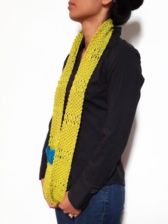 Lime Green ESTHER Scarf Vone Kevitz