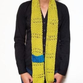 Lime Green ESTHER Scarf Vone Kevitz