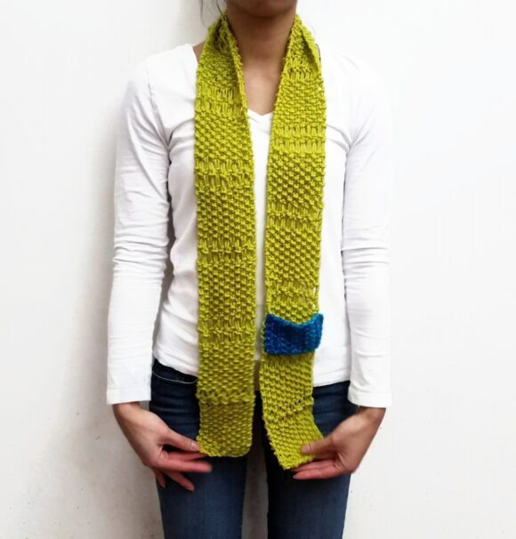 Lime Green ESTHER Scarf Vone Kevitz