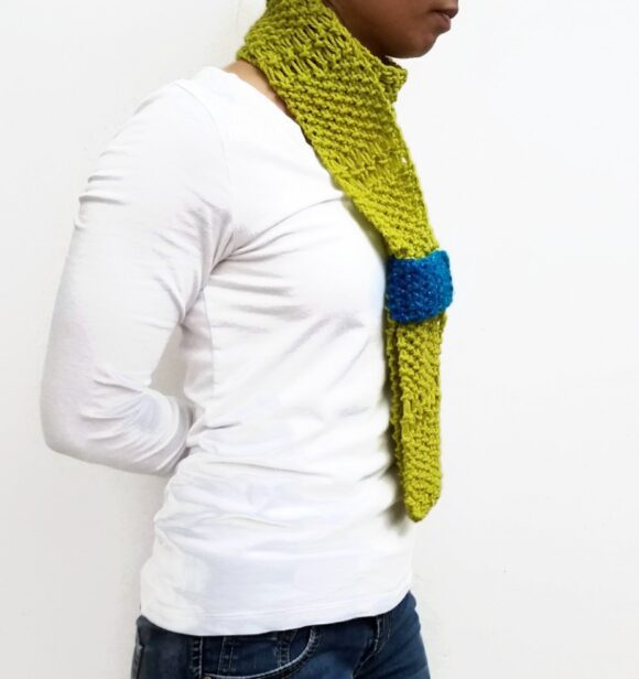 Lime Green ESTHER Scarf Vone Kevitz