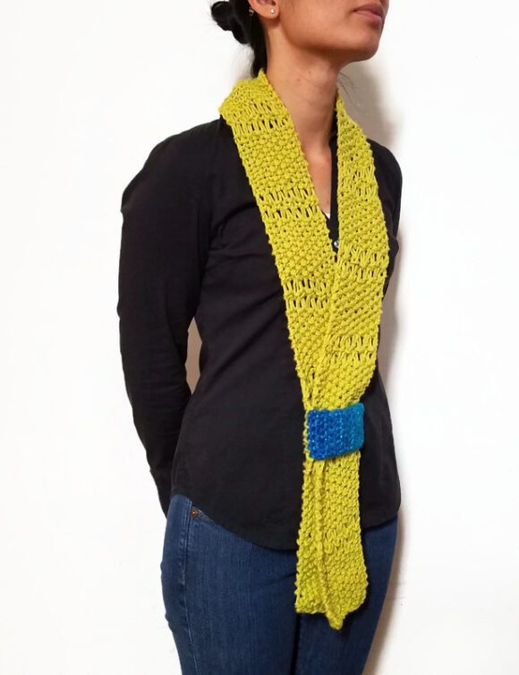 Lime Green ESTHER Scarf Vone Kevitz