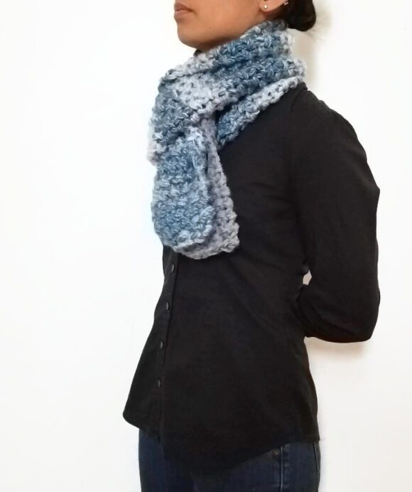 Blue/Grey KETURAH Scarf Vone Kevitz