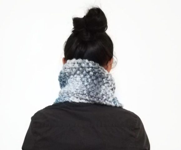 Blue/Grey KETURAH Scarf Vone Kevitz