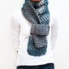 Blue/Grey KETURAH Scarf Vone Kevitz