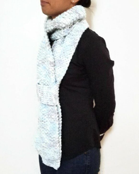 Light Sky Blue KETURAH Scarf Vone Kevitz