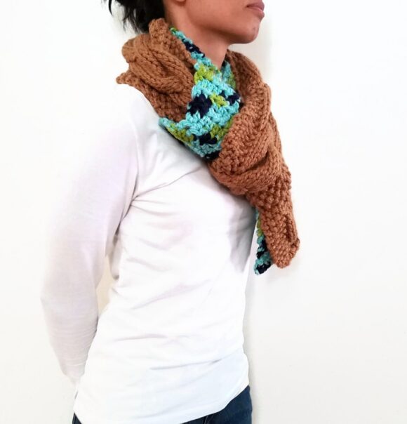 Earth Cable Scarf With Strap Vone Kevitz