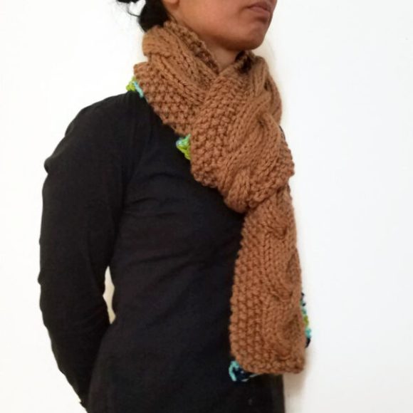 Earth Cable Scarf With Strap Vone Kevitz